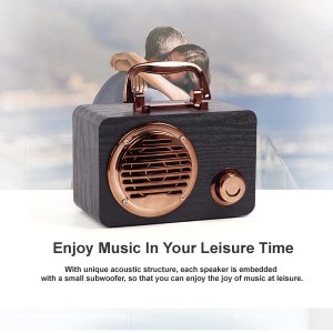 Antique portable subwoofer intelligent decoding Bluetooth speaker