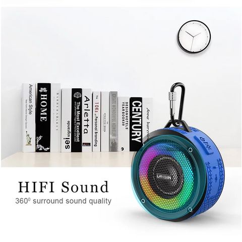 Waterproof Wireless Speaker with Colorful Light - Image 3